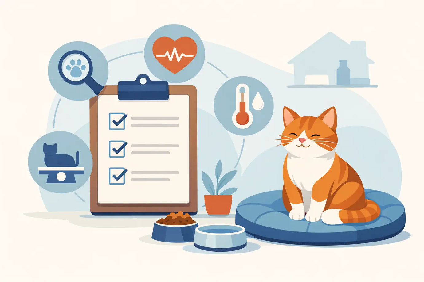 Cat Wellness Monitoring Checklist for Home