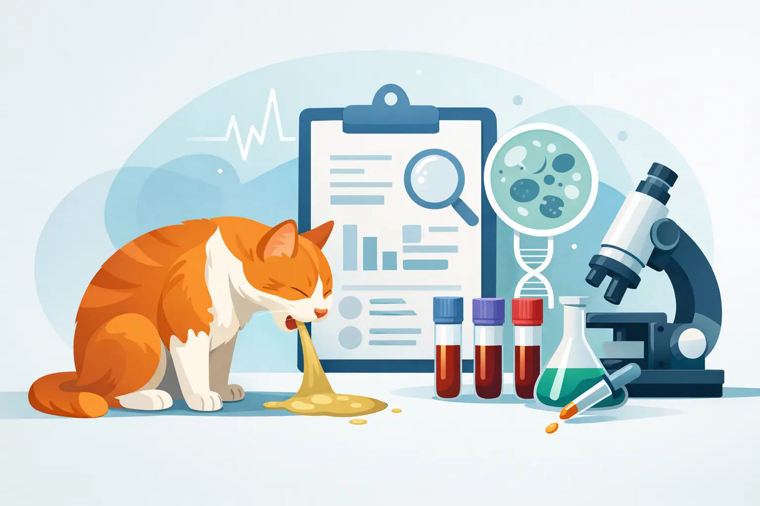 Cat Vomiting Lab Work That Can Help Find Answers
