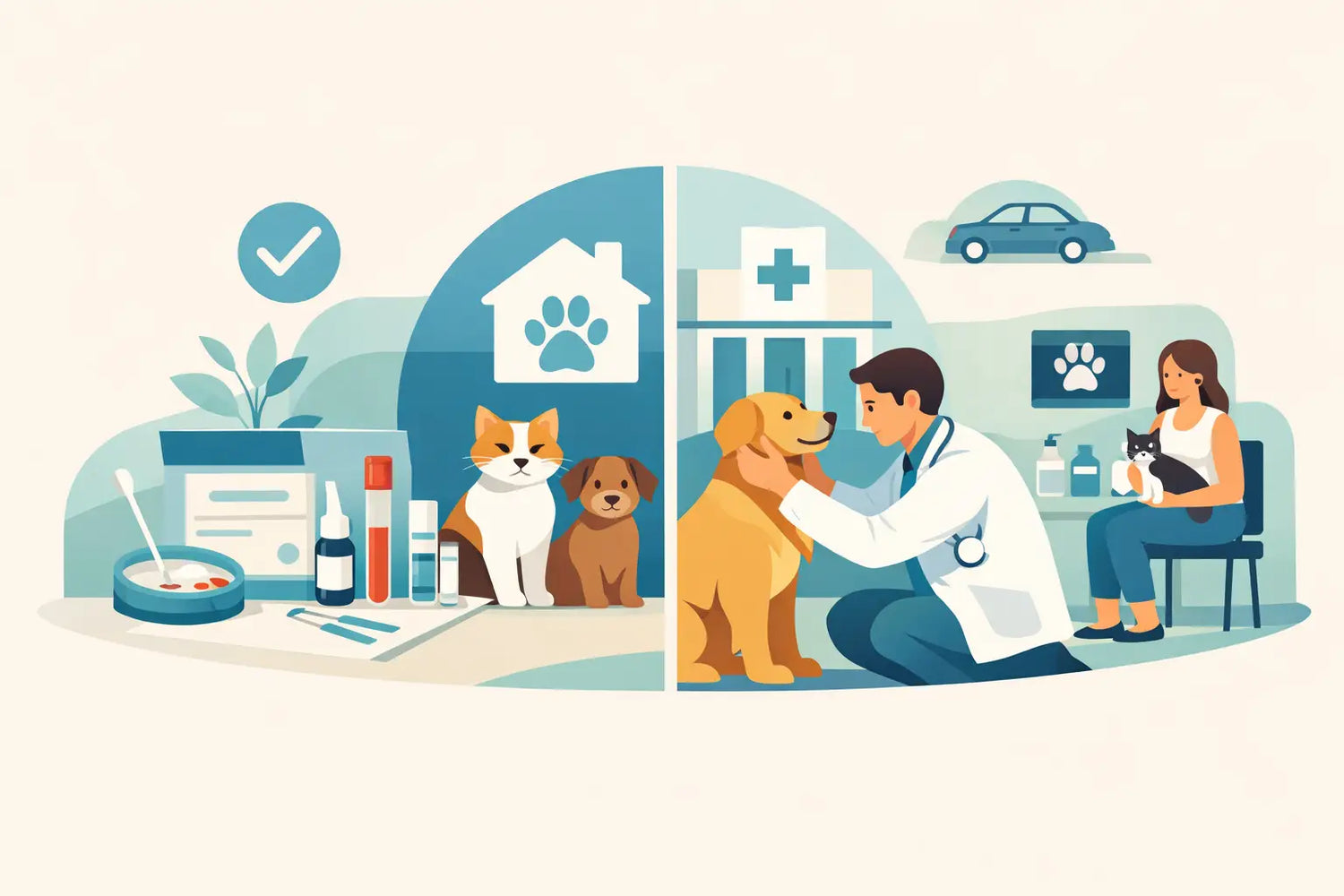 Home Collection Kits Versus Vet Visits: What Fits?