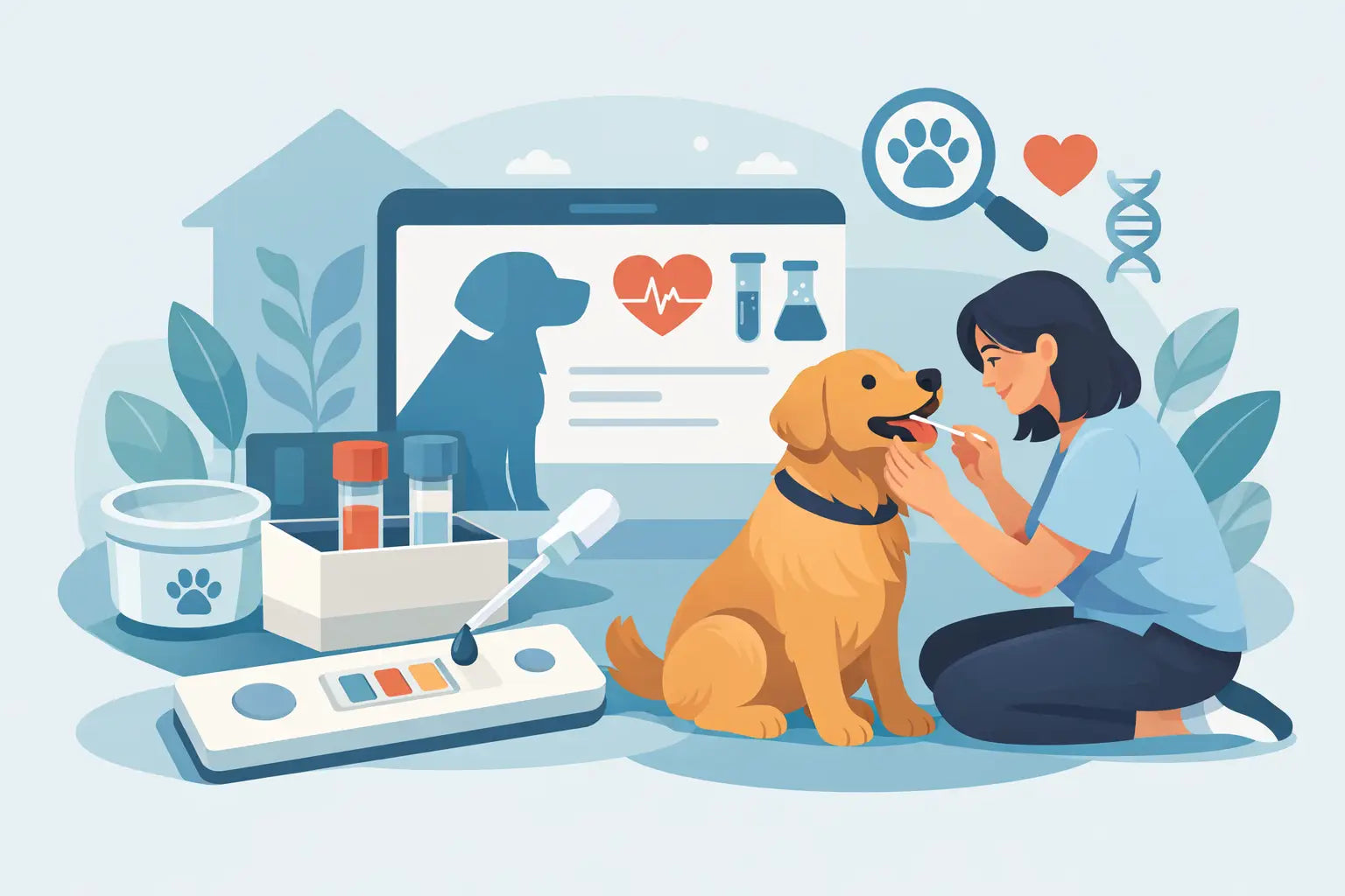 Dogs Getting Tested At Home Dog Health Test: What to Know – Affordable Pet Labs