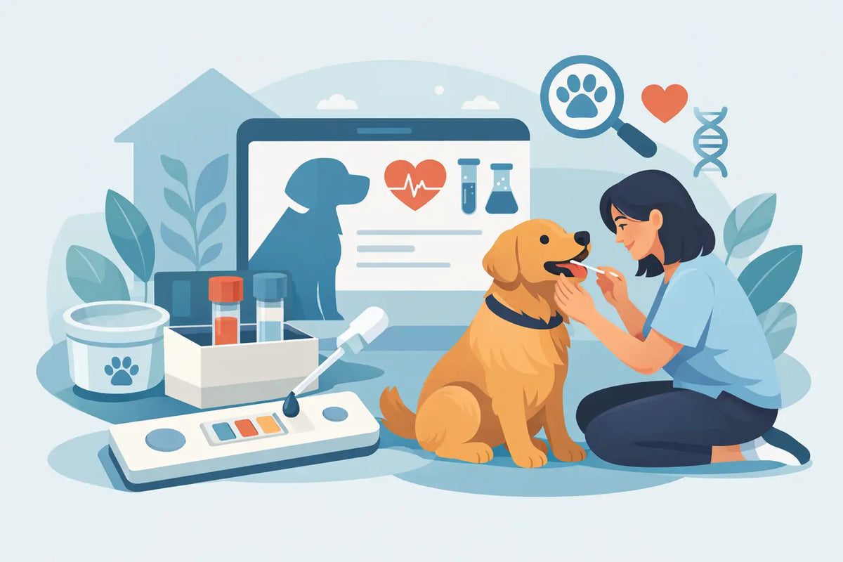 Dog Getting Tested At Home Dog Health Test: What to Know – Affordable Pet Labs