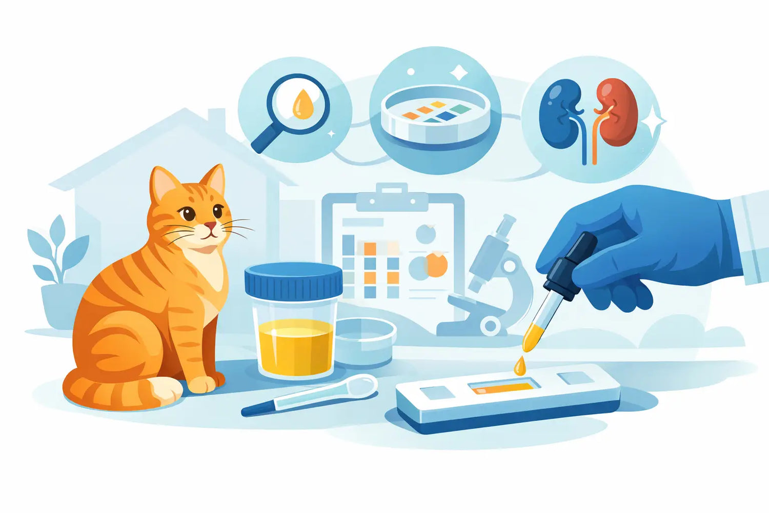What a Cat Urine Test Kit Can Tell You at Home