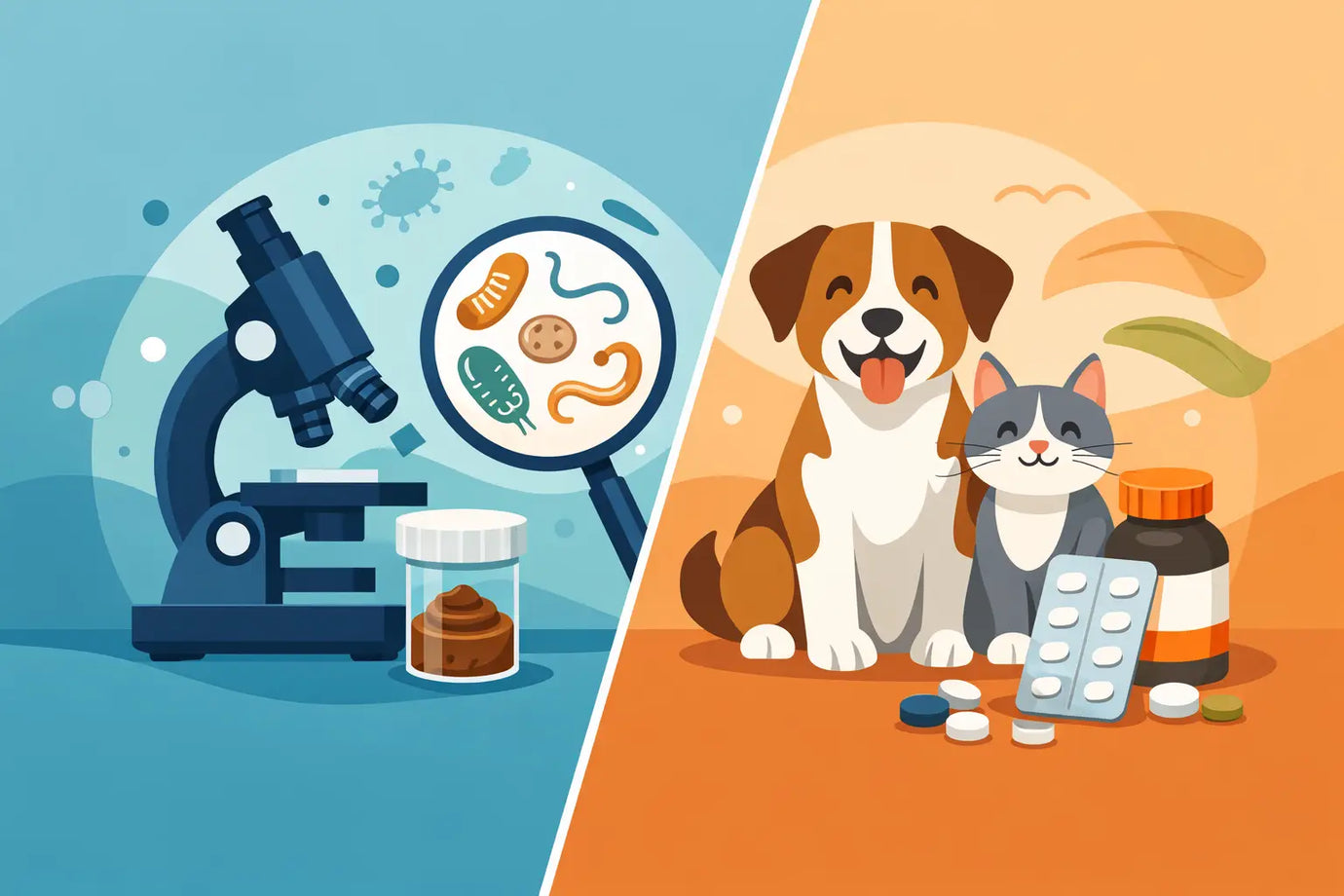 Fecal Screening vs Deworming for Pets