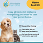 Easy Home Kit: Affordable Pet Labs Parvo Disease Diagnostic Fecal Test For Dogs