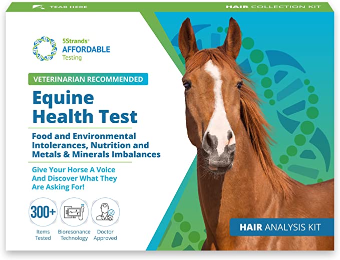 Easy Home Kit: Affordable Pet Labs Complete Horse Health Evaluation Hair Test