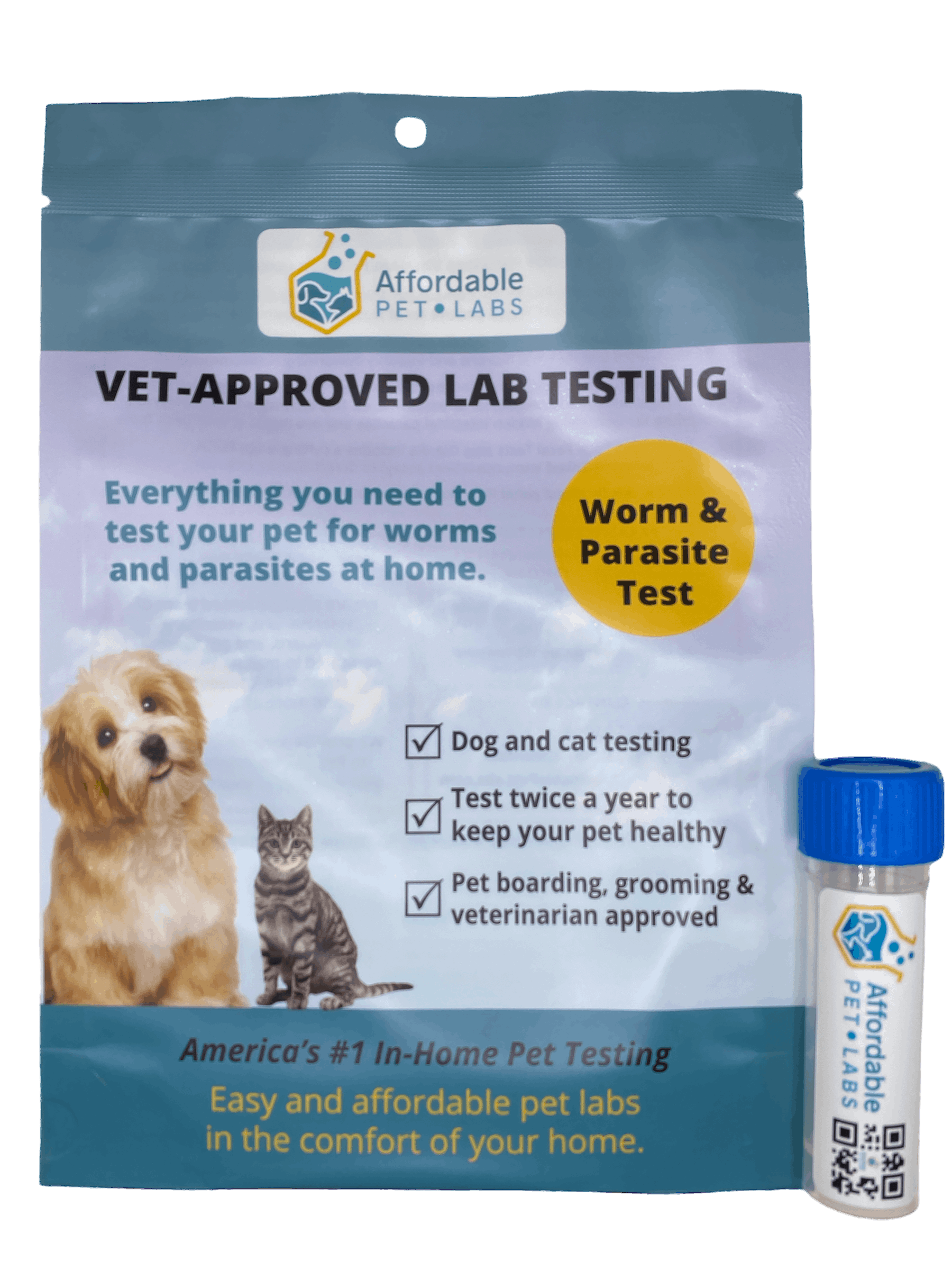 Easy Home Kit: Affordable Pet Labs Basic Fecal Test For Cats