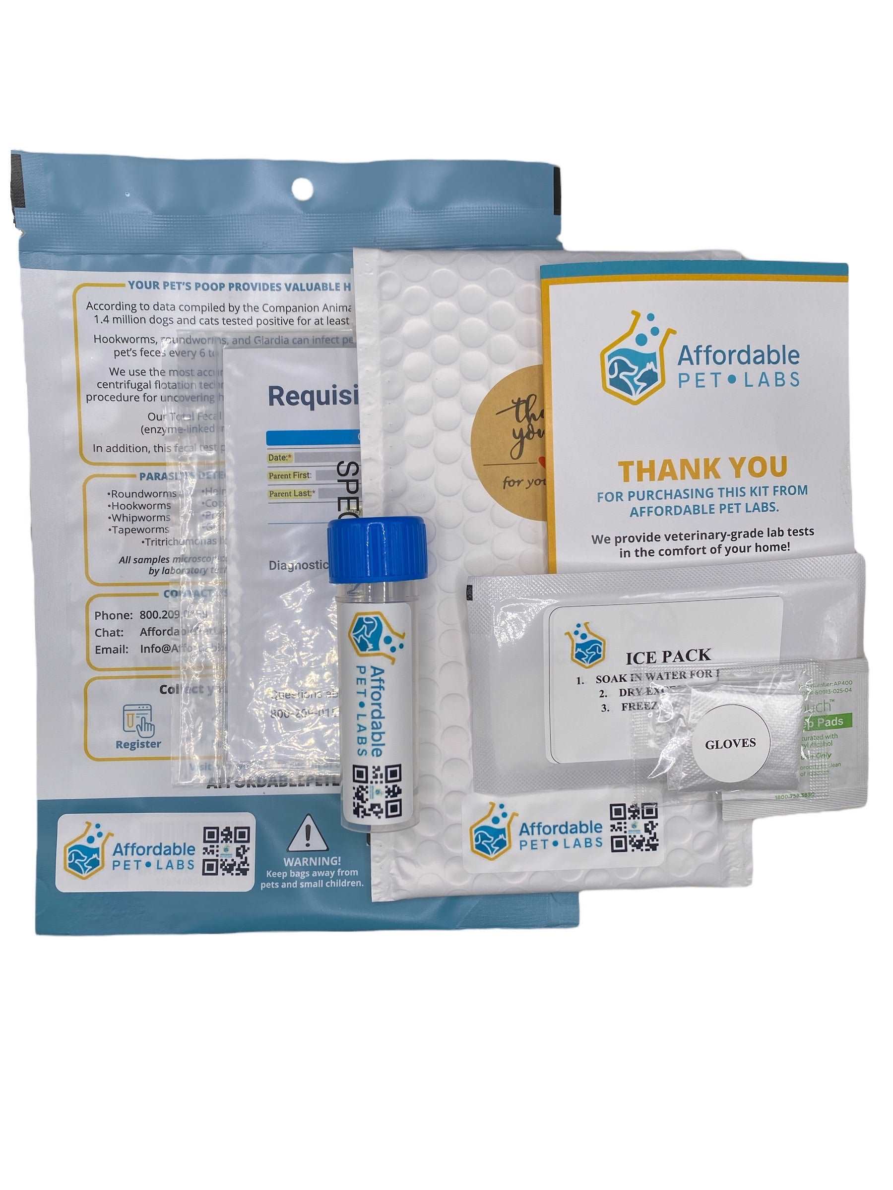 Easy Home Kit: Premier Fecal Diagnostic Test For Dogs